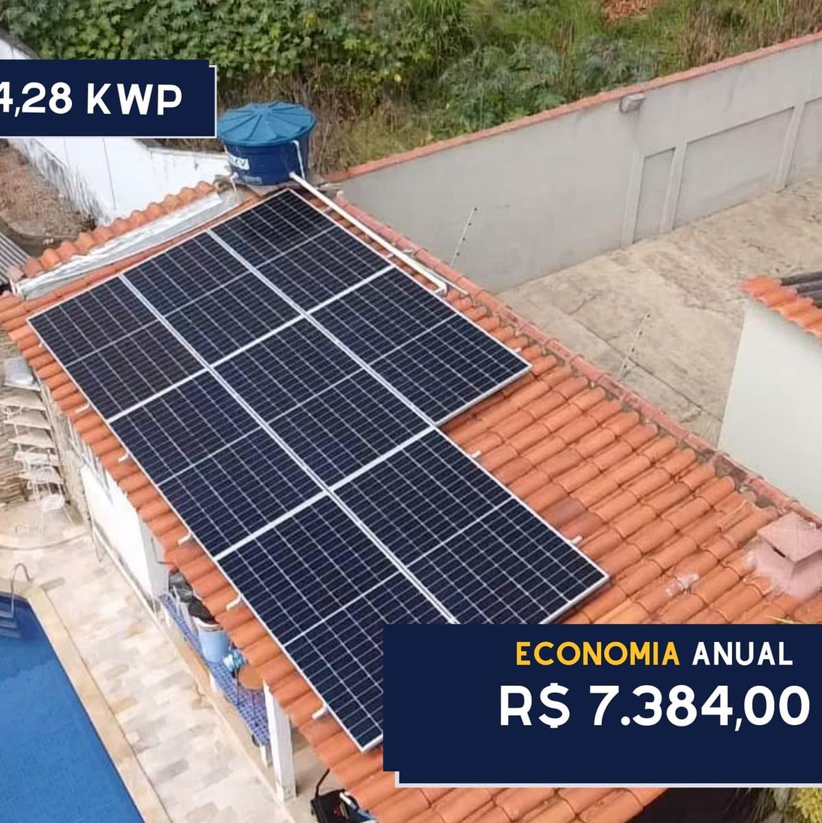Instalação fotovoltaica residencial - João Bosco