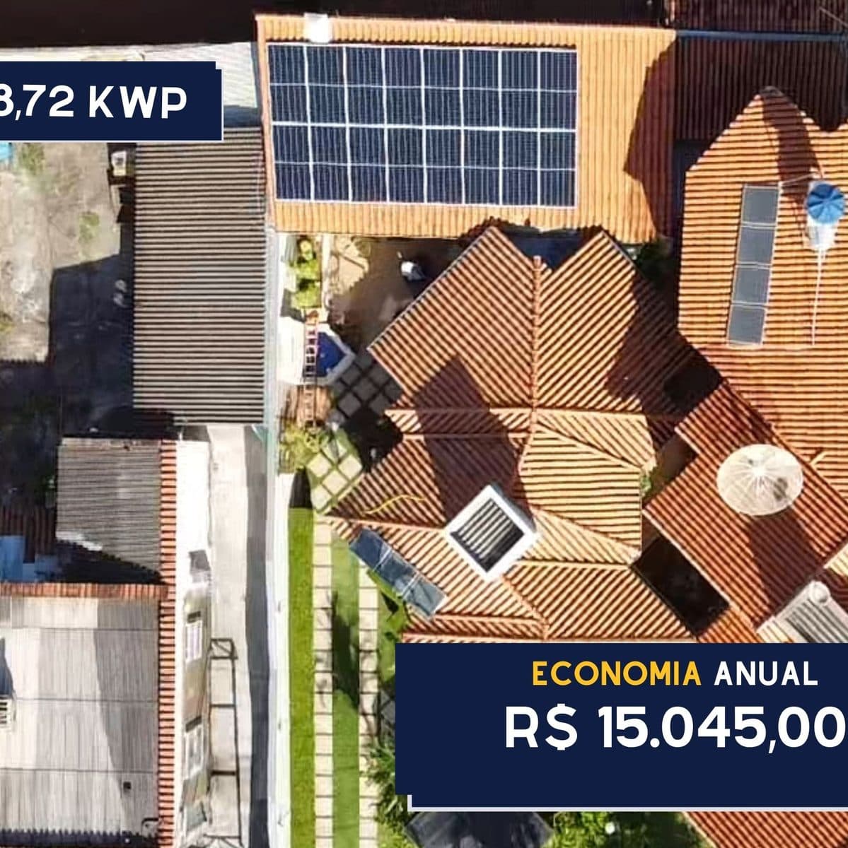 Instalação fotovoltaica residencial - José Augusto